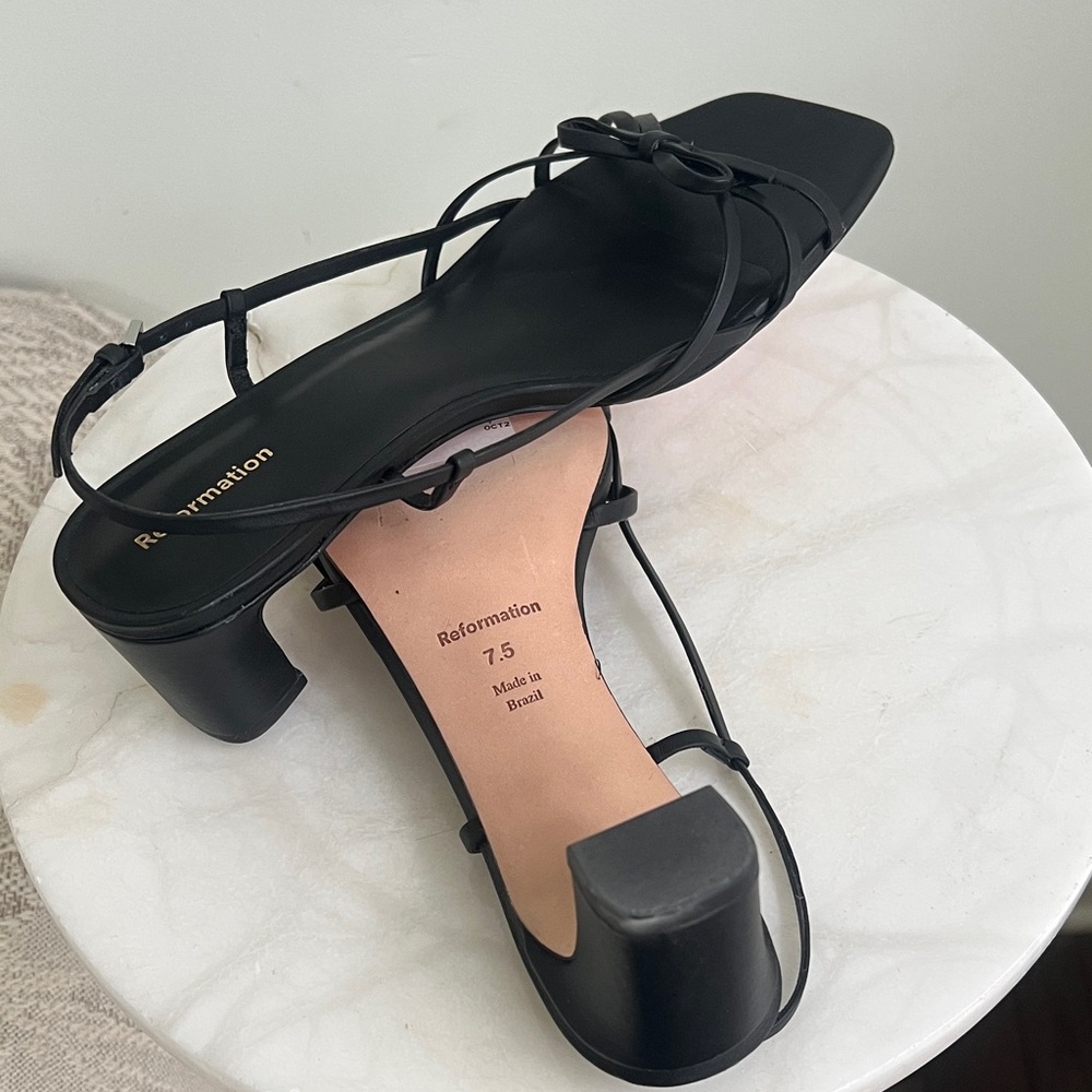 Reformation Sally Bow Heeled Sandal
